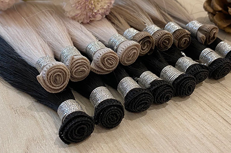 Hand-tied Weft Extension